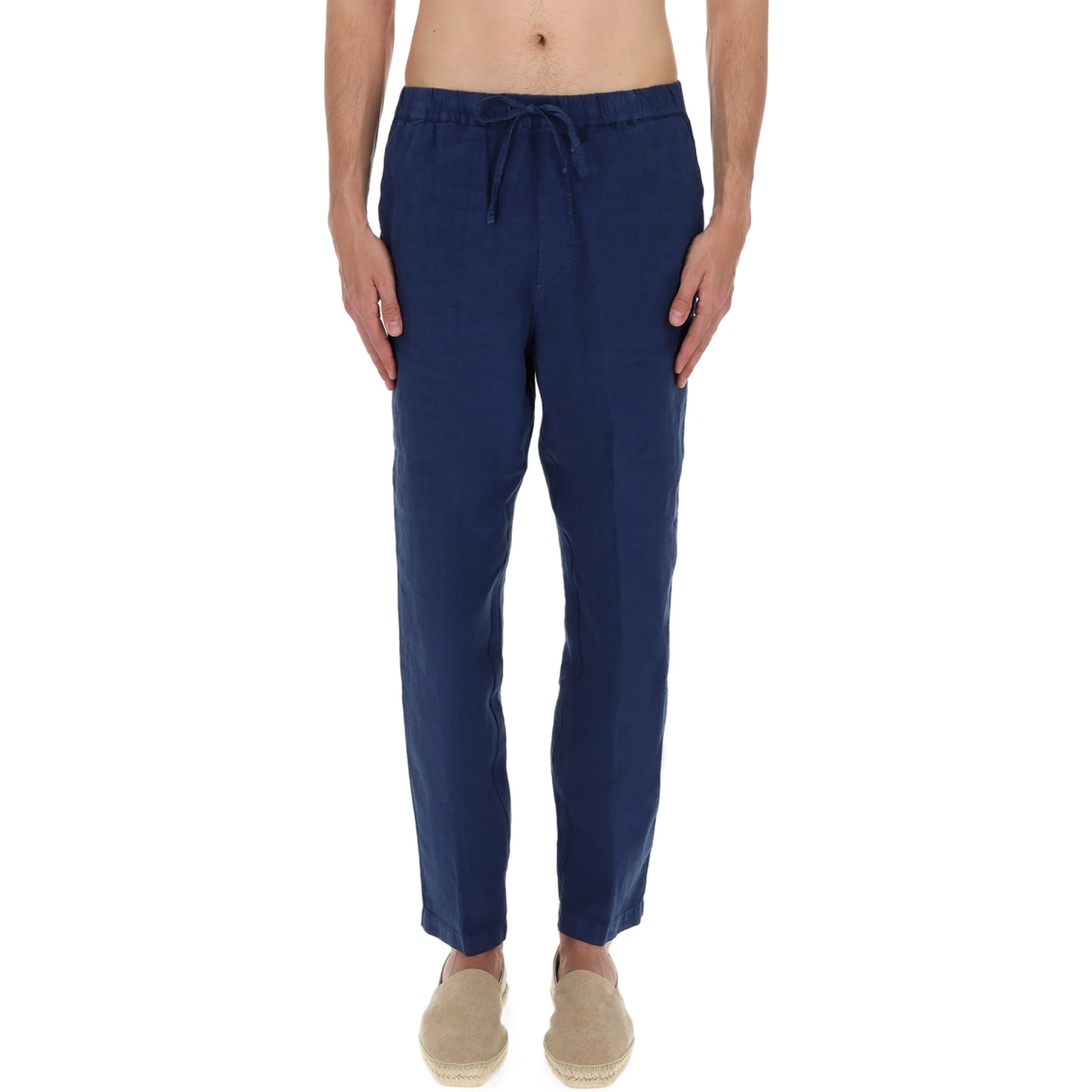 PANTALONE IN LINO CON COULISSE