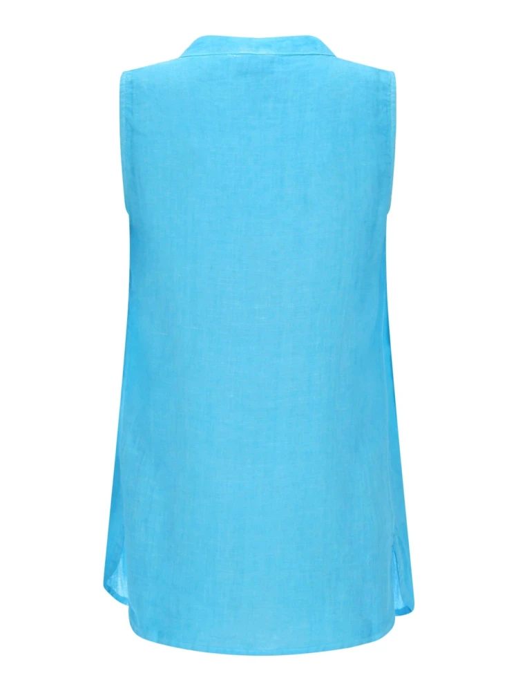 TOP SMANICATO A CAMICIA alternative