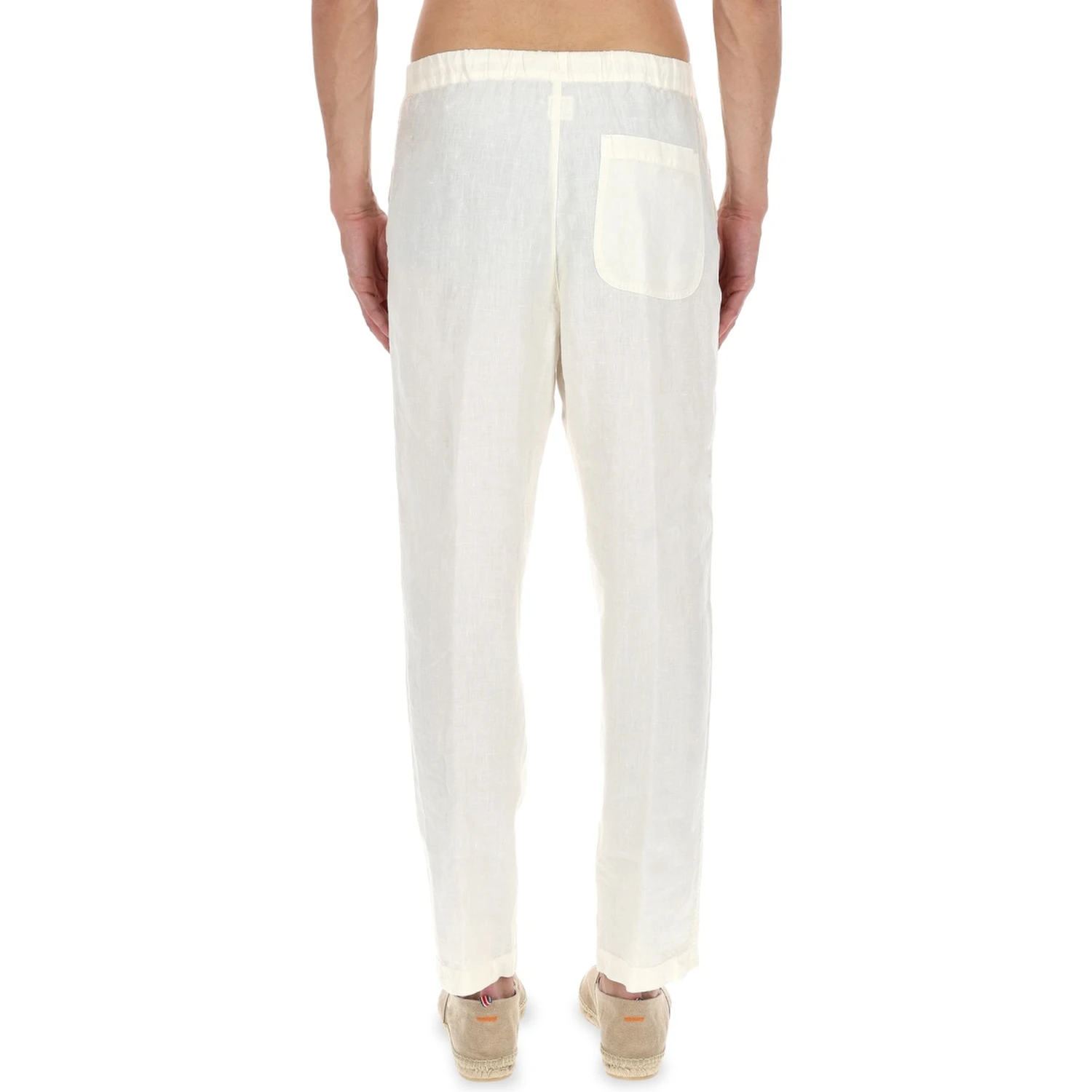 PANTALONE IN LINO CON COULISSE