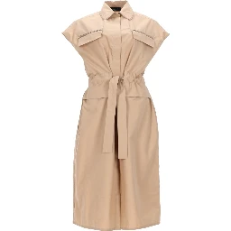 ABITO SMANICATO CON CINTURA