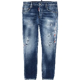 JEANS "SKATER" EFFETTO "DESTROY"