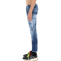 JEANS "SKATER" EFFETTO "DESTROY"