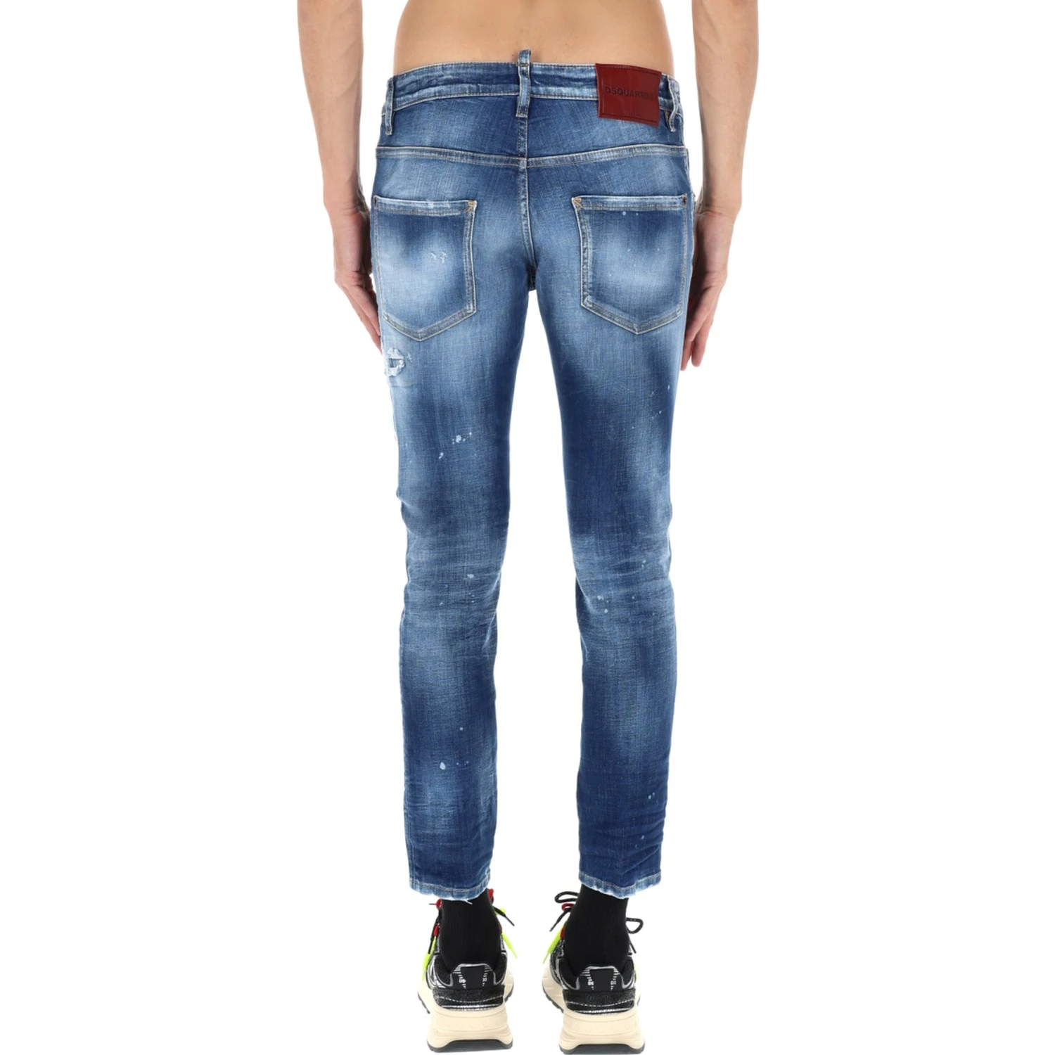JEANS "SKATER" EFFETTO "DESTROY"