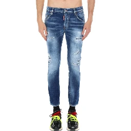 JEANS "SKATER" EFFETTO "DESTROY"