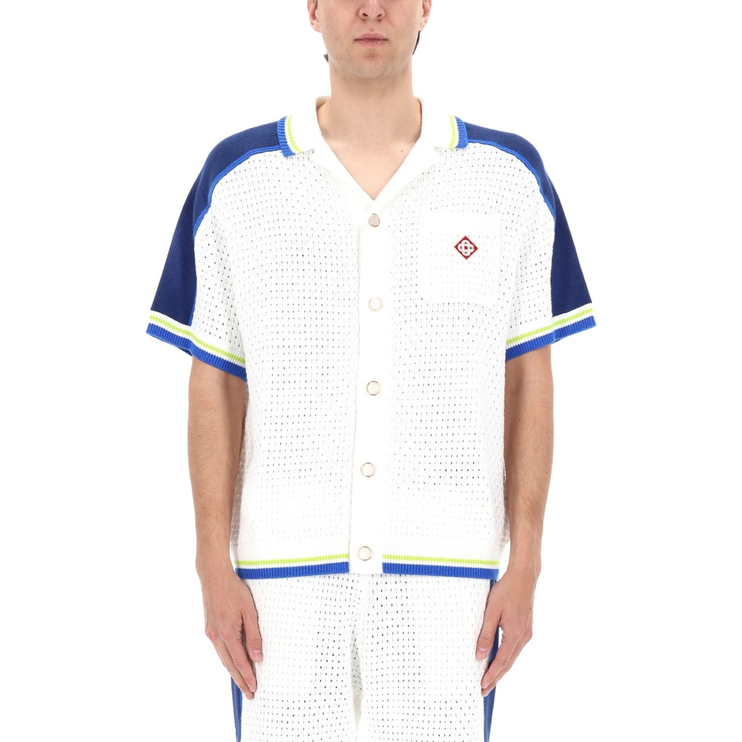 CAMICIA IN CROCHET CON LOGO