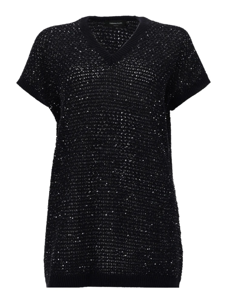 MAGLIA CON PAILLETTES