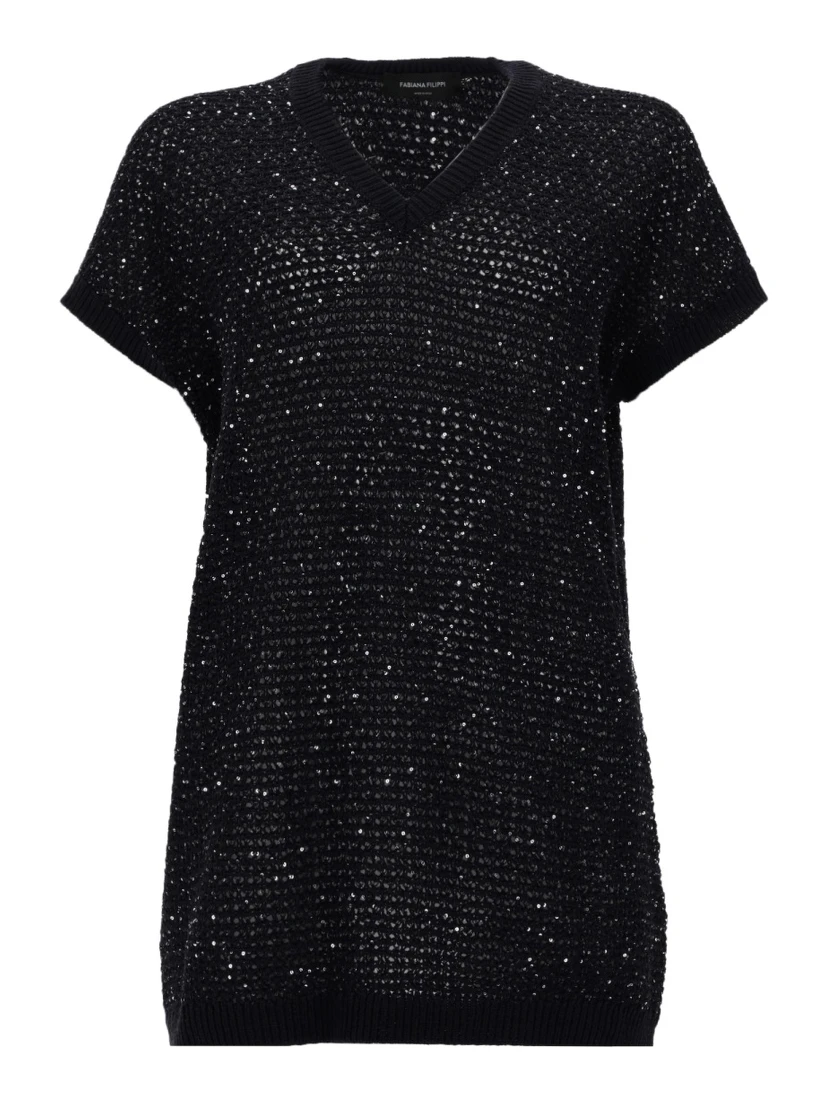 MAGLIA CON PAILLETTES