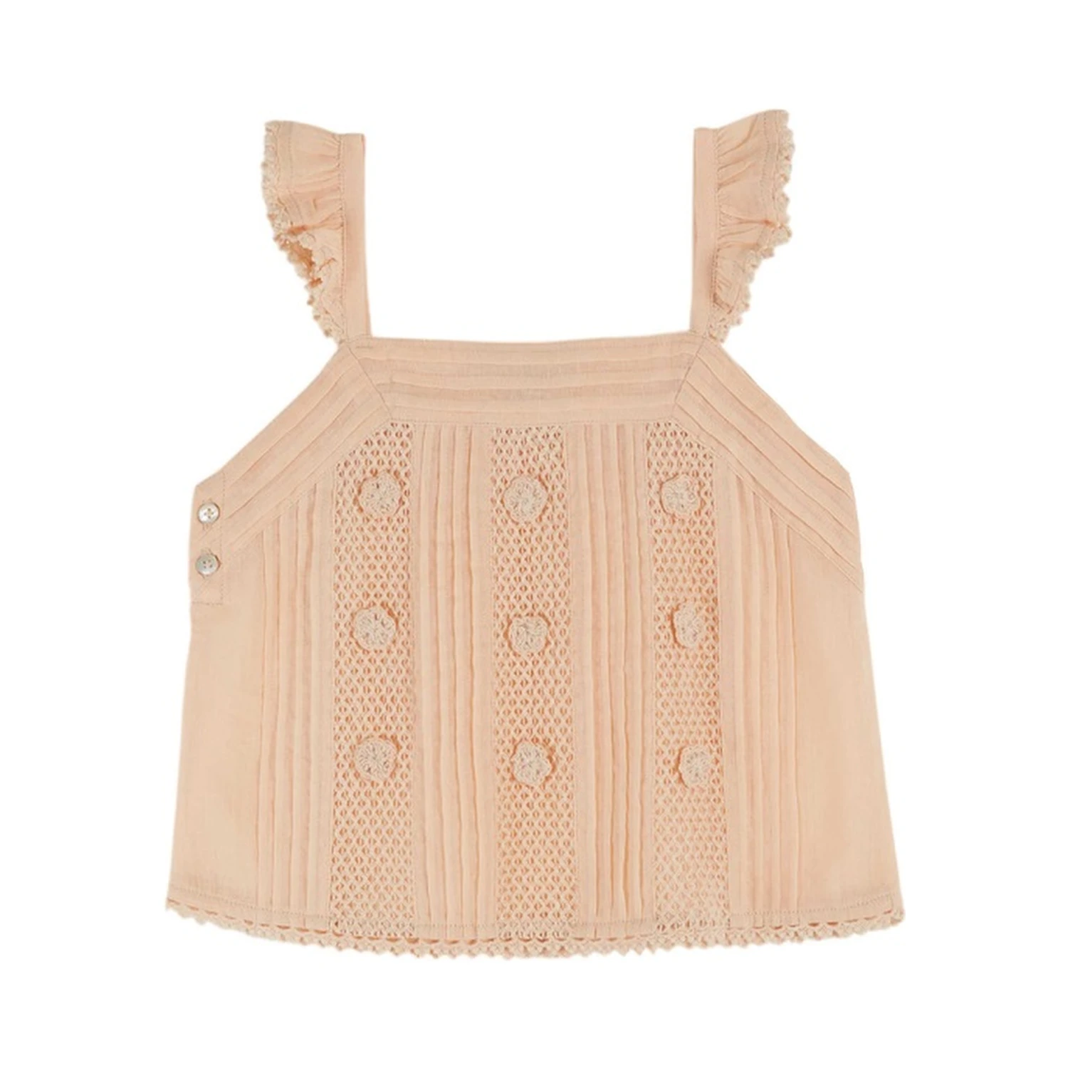 TOP CON DETTAGLI CROCHET