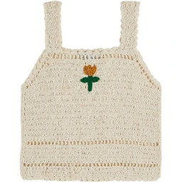 TOP CROCHET CON TULIPANO