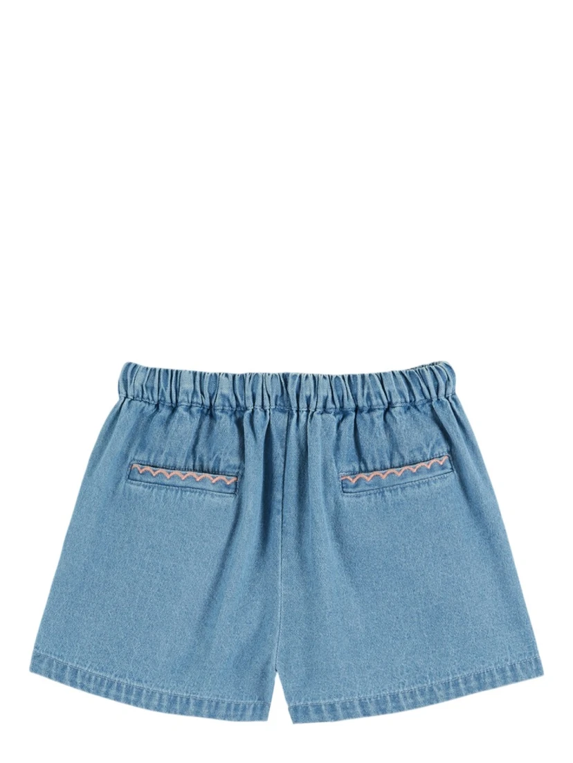 BERMUDA DENIM BRODE ROSE