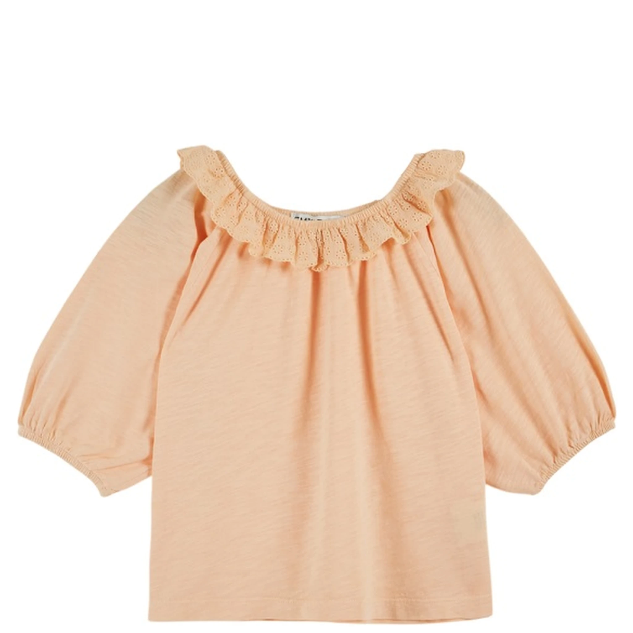 T-SHIRT JERSEY FLAMME BRODE