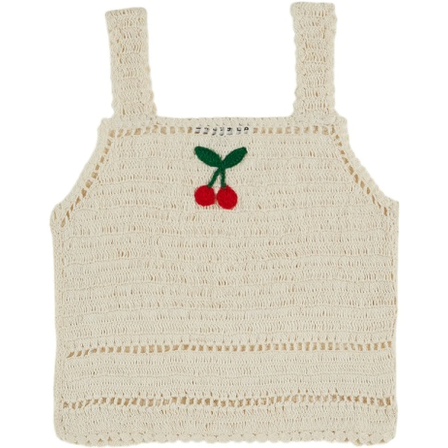 TOP CROCHET CON CILIEGIE