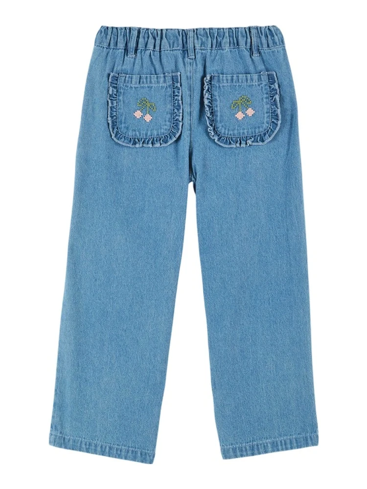PANTALONI DENIM CON CILIEGIE alternative