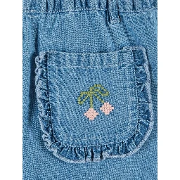 PANTALONI DENIM CON CILIEGIE