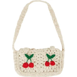 BORSA CROCHET CON CILIEGIE