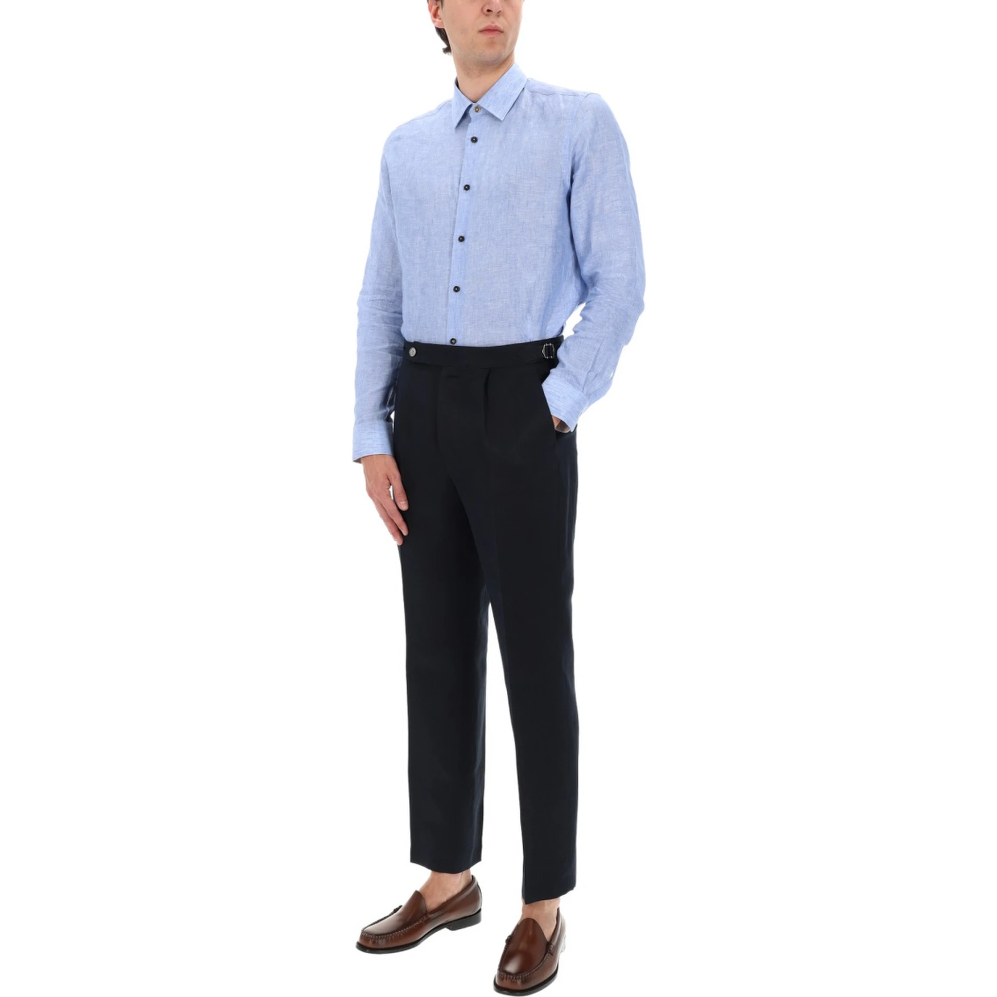 PANTALONE SARTORIALE CON PIEGHE