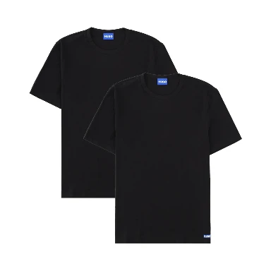 SET DA DUE T-SHIRT CON LOGO