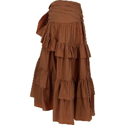 GONNA LUNGA CON VOLANT