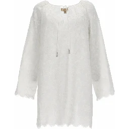 ABITO CON RICAMI FLOREALI