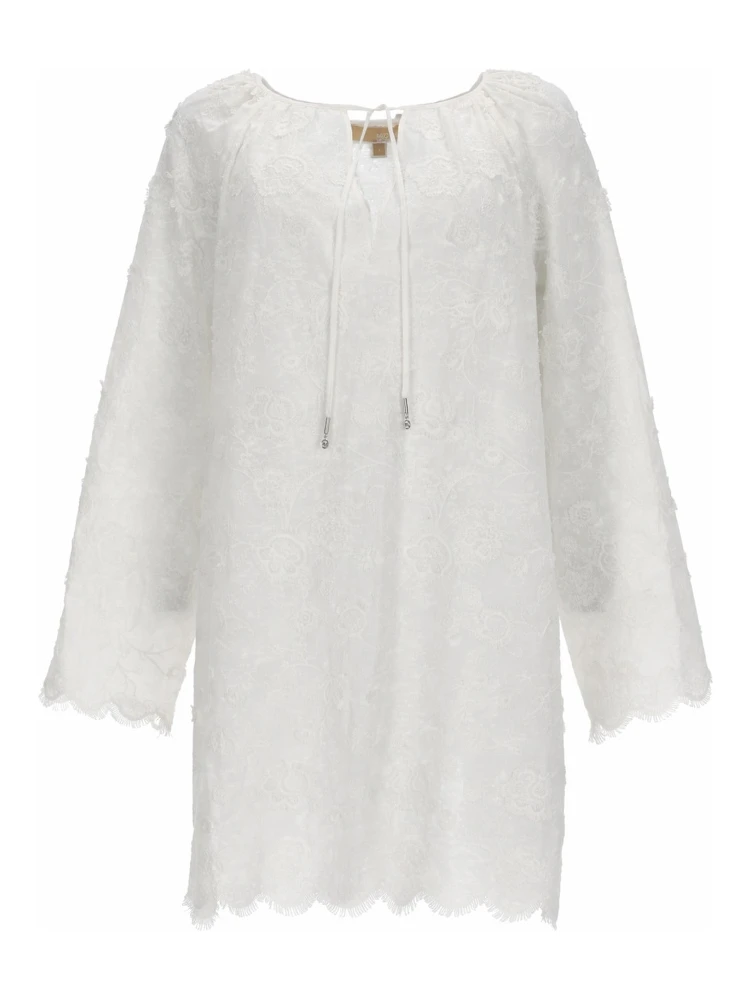 ABITO CON RICAMI FLOREALI