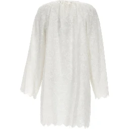 ABITO CON RICAMI FLOREALI