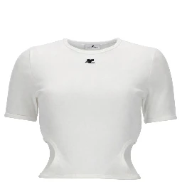 T-SHIRT "CUT OUT" CON LOGO