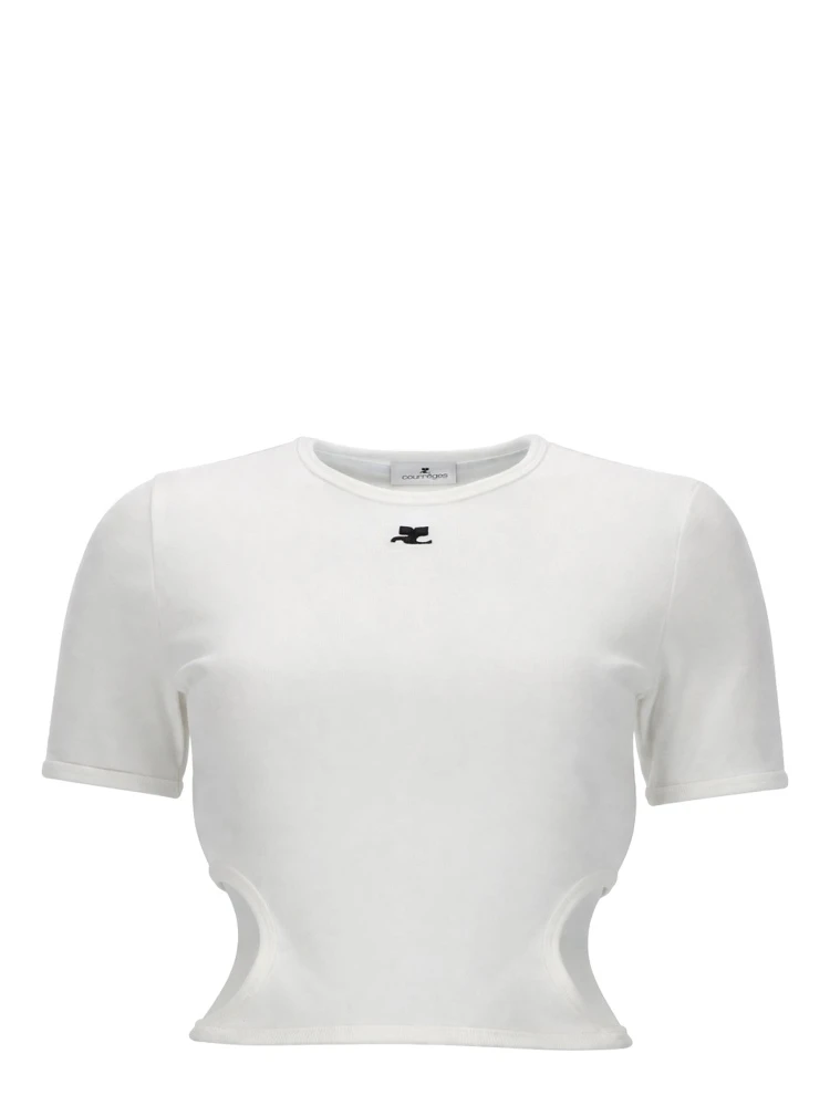 T-SHIRT "CUT OUT" CON LOGO