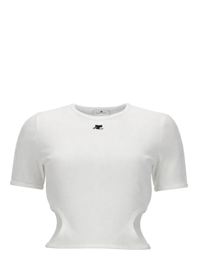 T-SHIRT "CUT OUT" CON LOGO