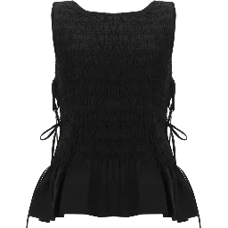 TOP "SMOCK" CON LACCI