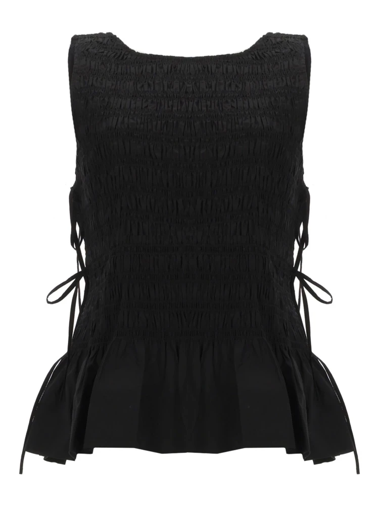 TOP "SMOCK" CON LACCI