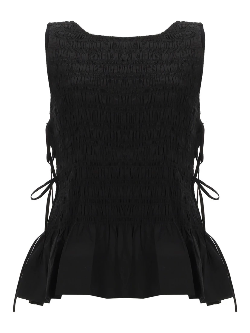 TOP "SMOCK" CON LACCI