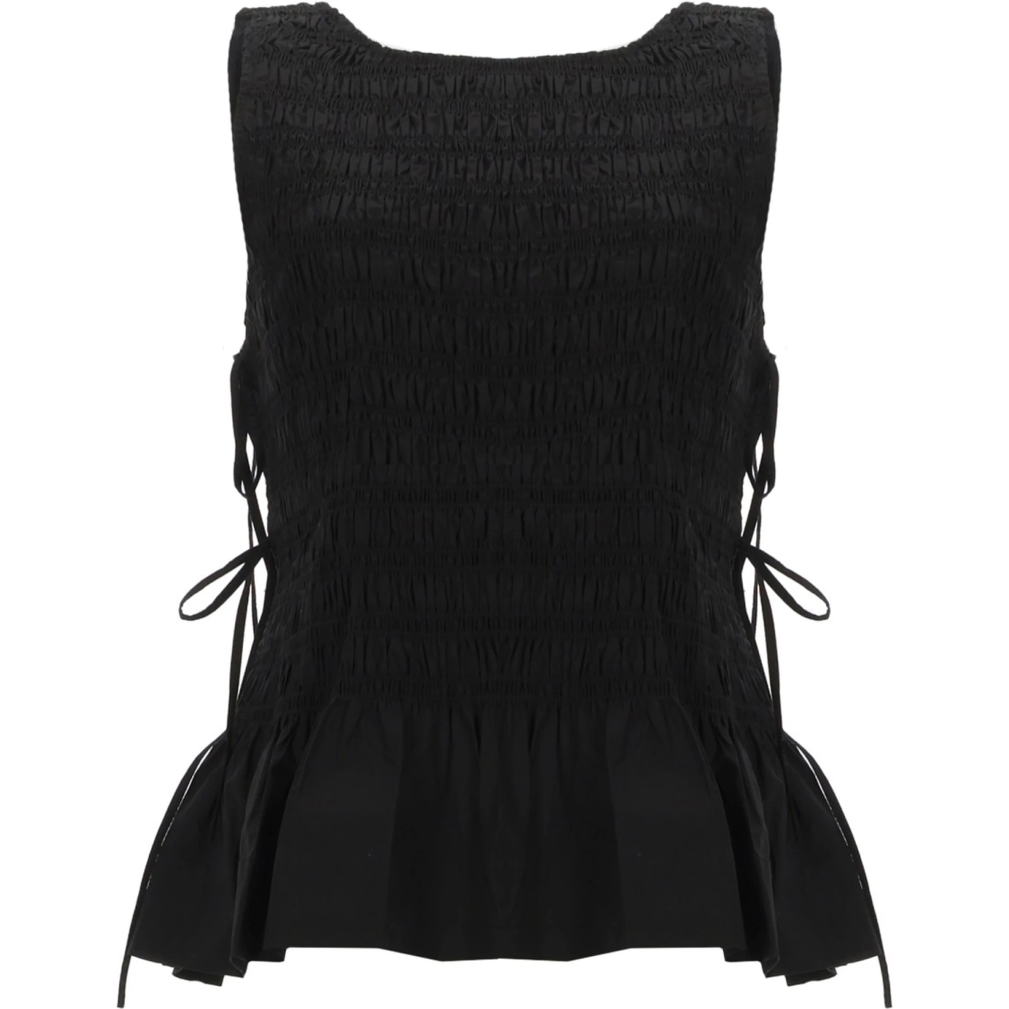 TOP "SMOCK" CON LACCI