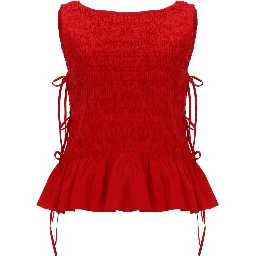 TOP "SMOCK" CON LACCI