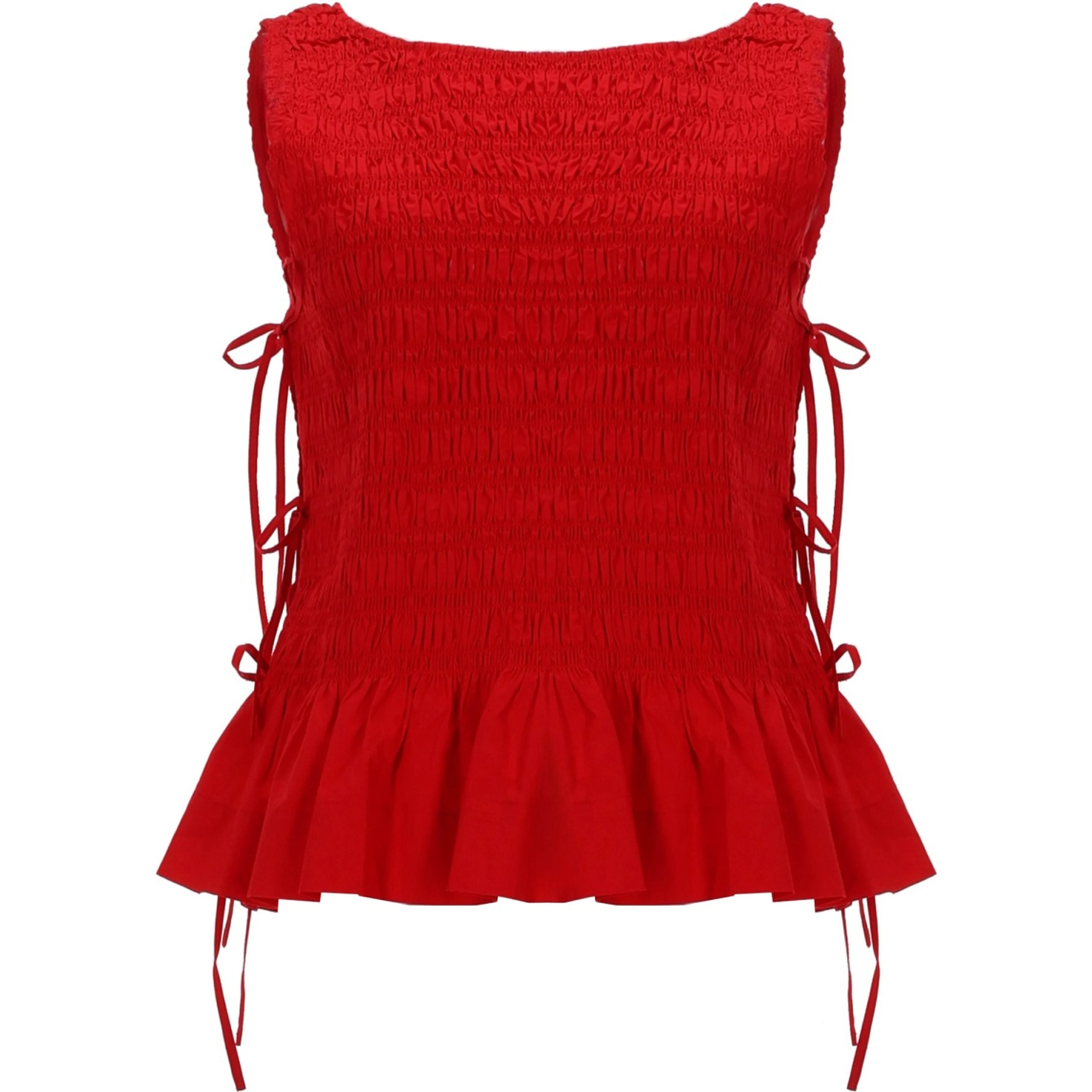 TOP "SMOCK" CON LACCI