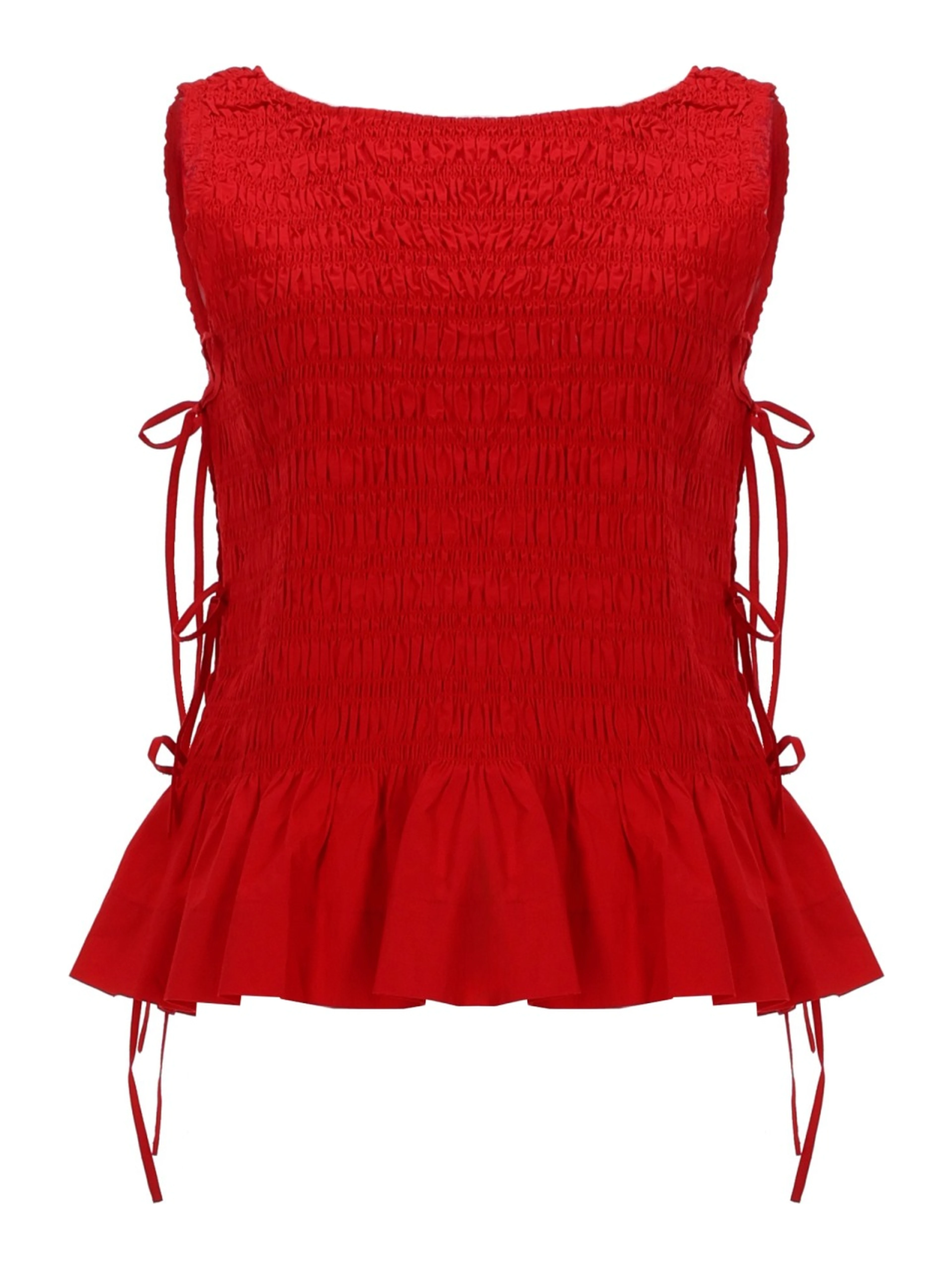 TOP "SMOCK" CON LACCI