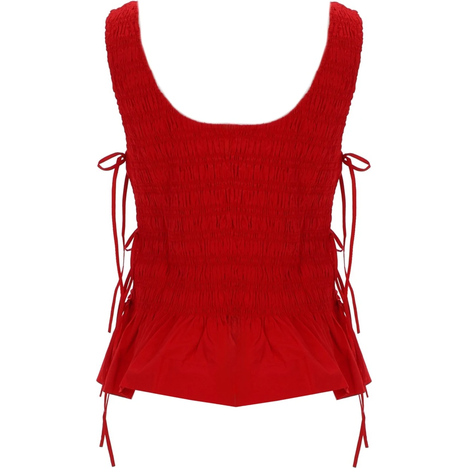 TOP "SMOCK" CON LACCI