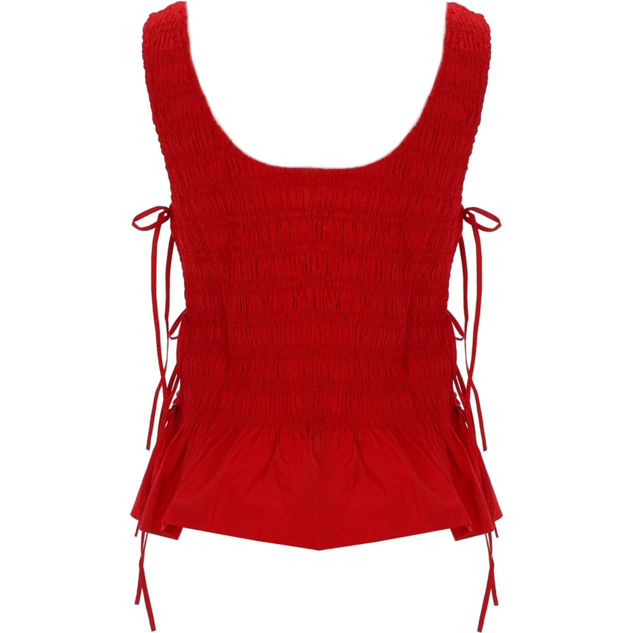 TOP "SMOCK" CON LACCI