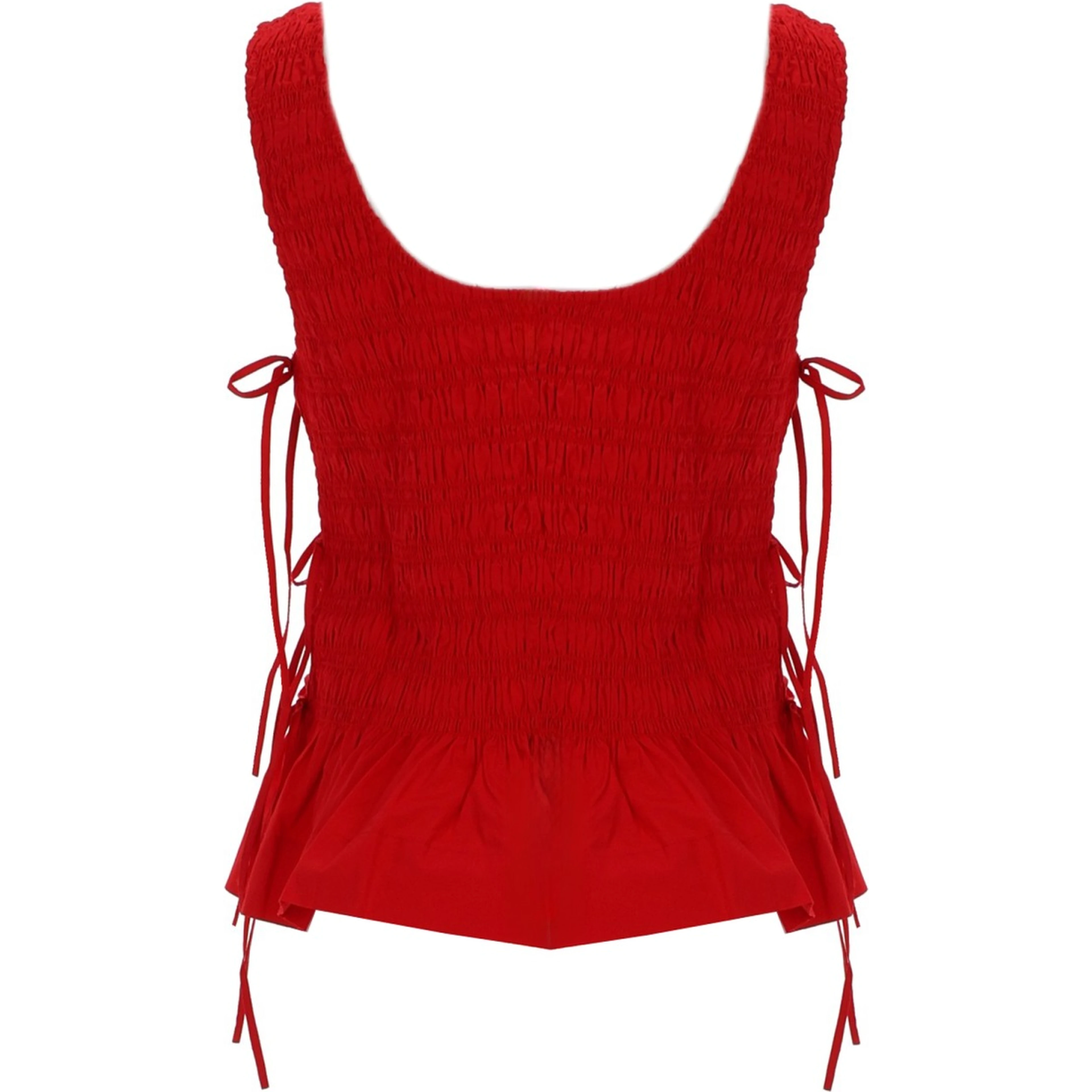 TOP "SMOCK" CON LACCI