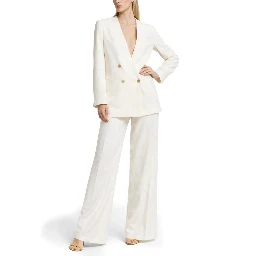 PANTALONE IN TWILL DI VISCOSA