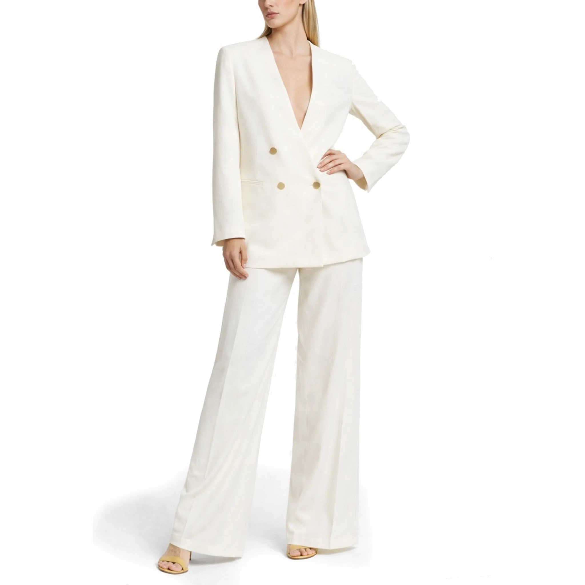 PANTALONE IN TWILL DI VISCOSA