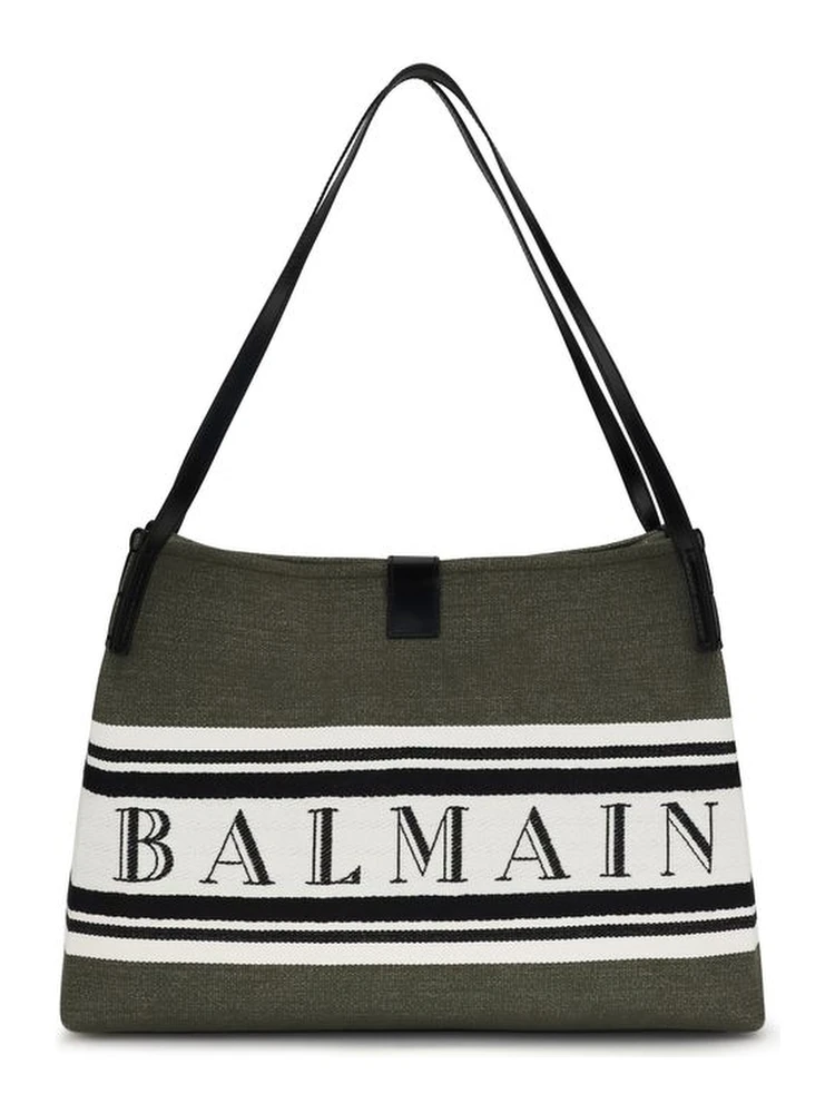 Black Cotton Handbag