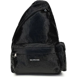 Black Nylon Backpack