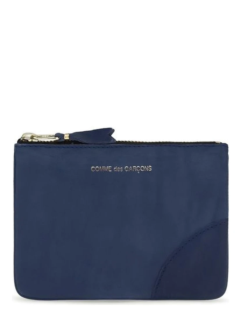 Blue Calf Leather Bos Taurus Wallet