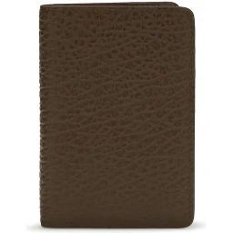 محفظة بوس توروس من جلد العجل البني