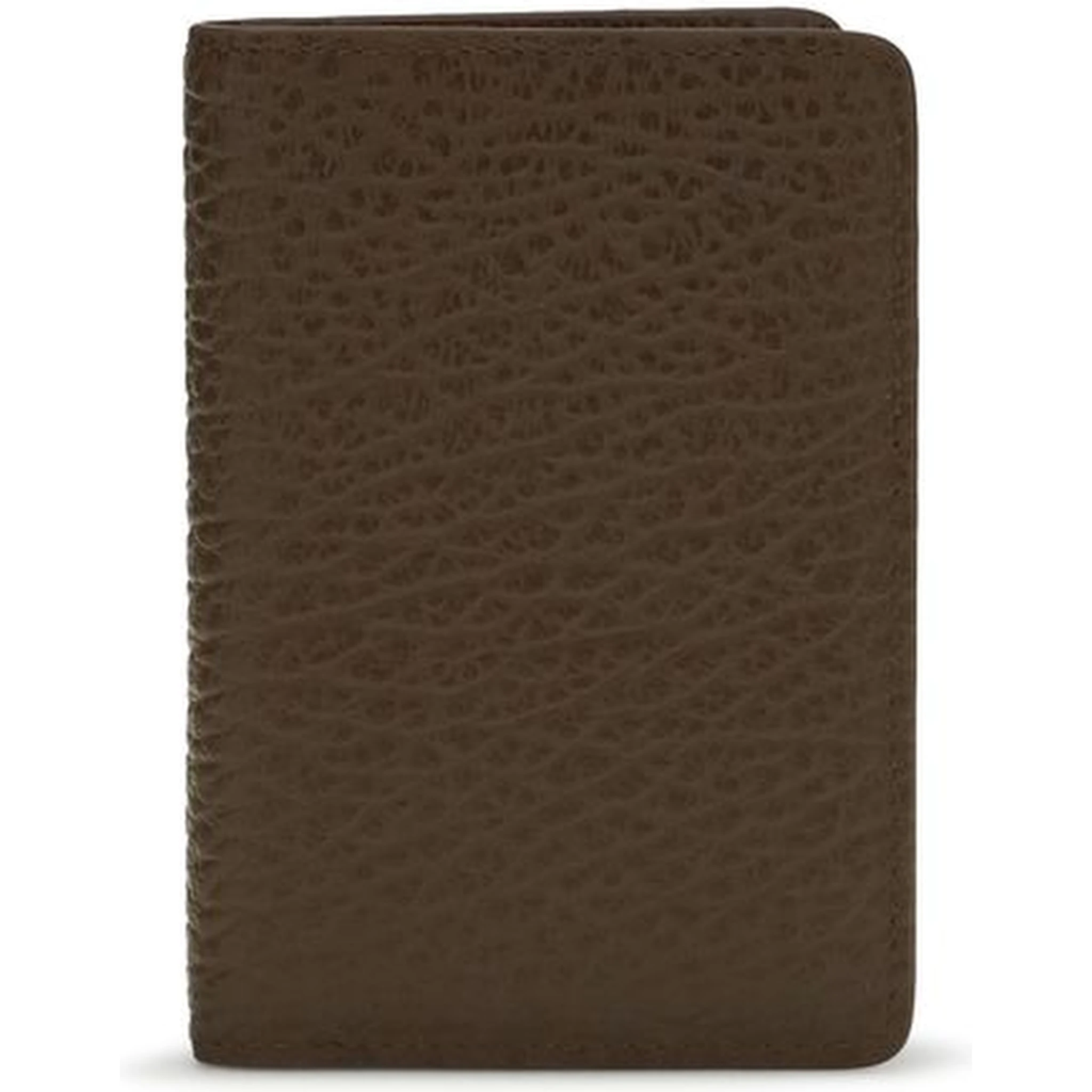 محفظة بوس توروس من جلد العجل البني