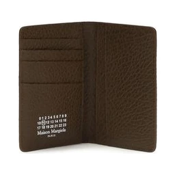 محفظة بوس توروس من جلد العجل البني