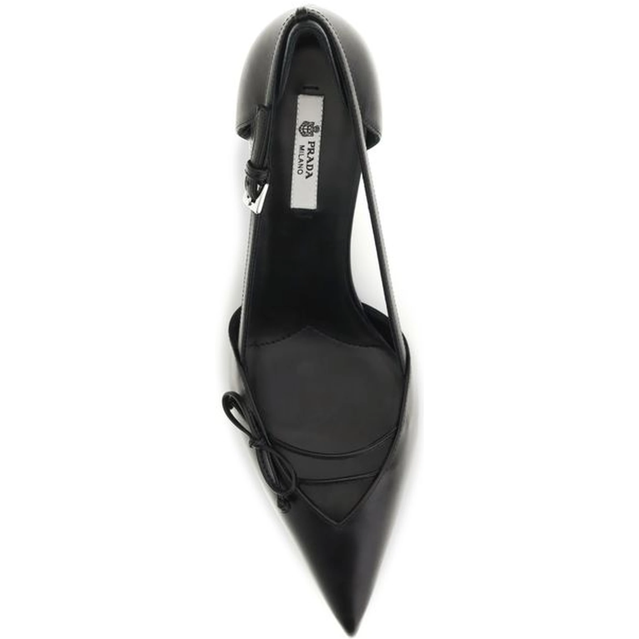 Black Calf Leather Bos Taurus Mid Heel Pumps