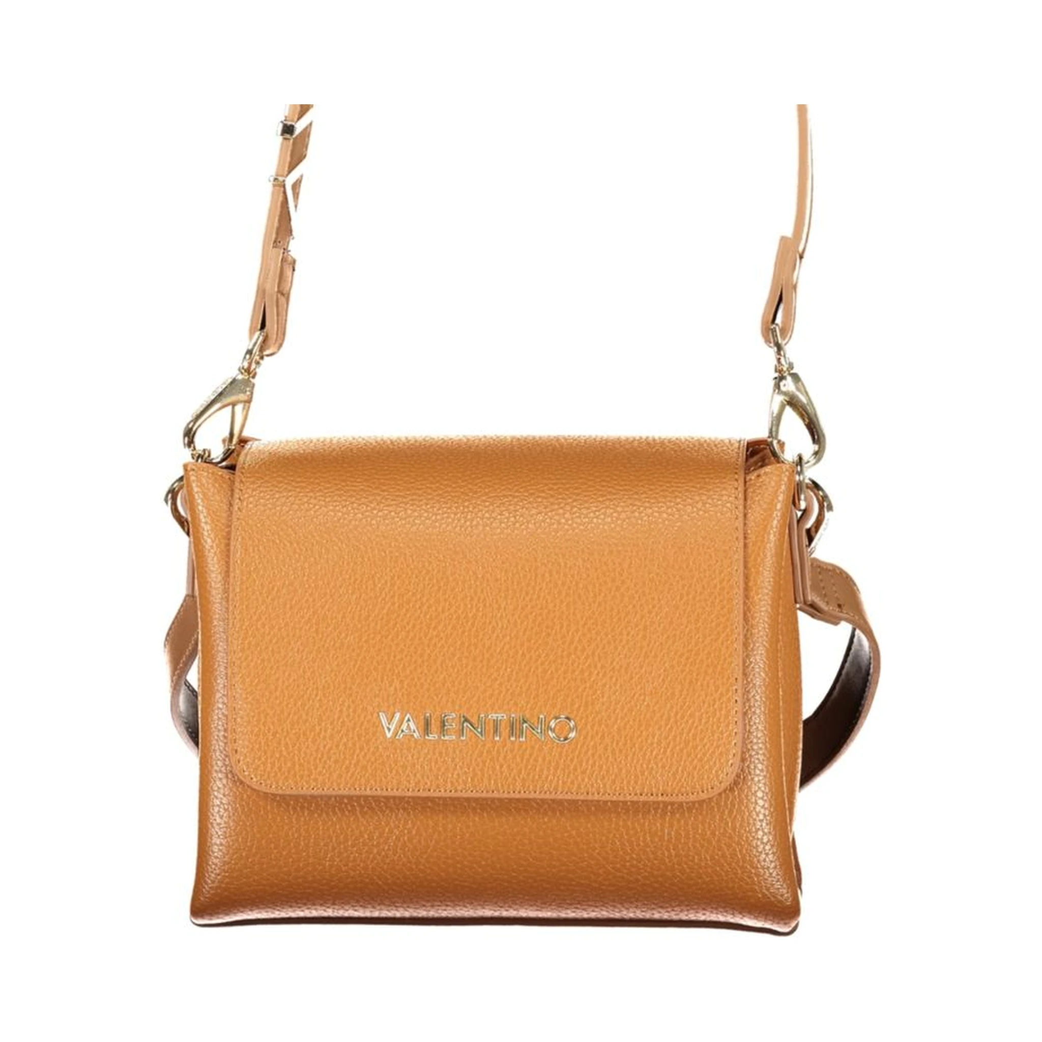 Brown Polyurethane Women's Bag