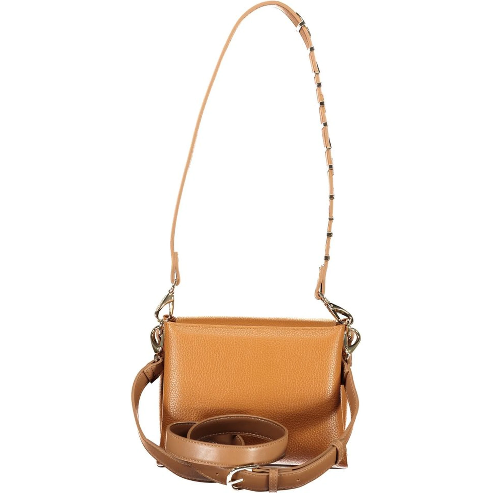 Brown Polyurethane Women's Bag