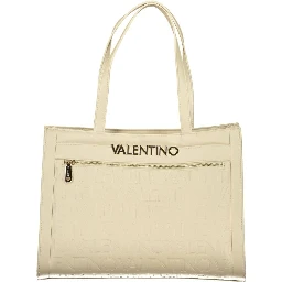 Beige Polyethylene Handbag